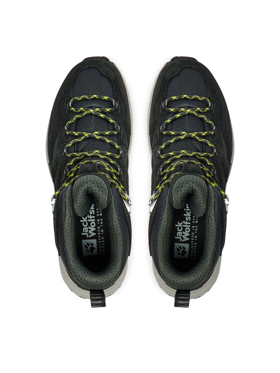 Jack Wolfskin Трекінгові черевики Jack Wolfskin Vojo Tour Texapore Mid M A62072 Чорний