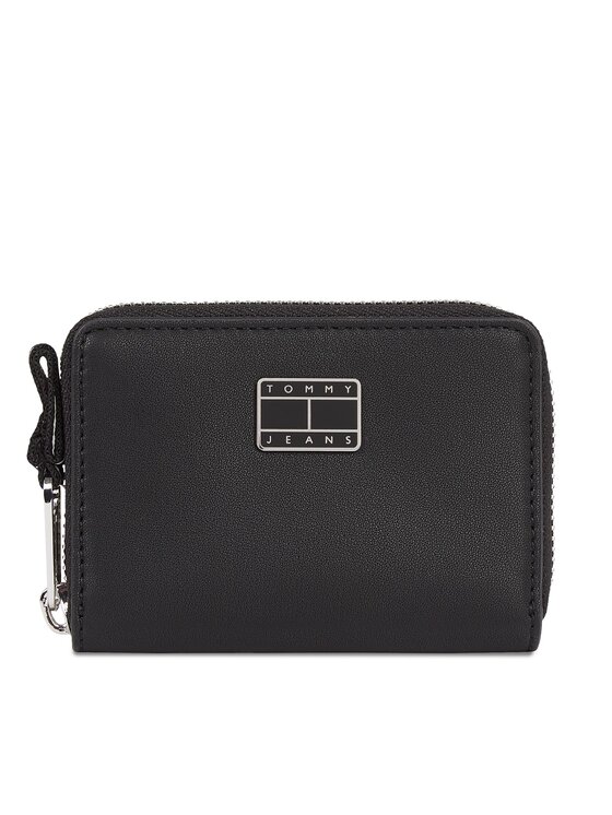 Tommy Jeans Портфейл Tommy Jeans Tjw City-Wide Small Za AW0AW15940 Черен