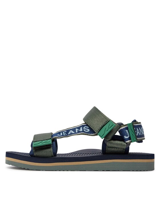 Pepe Jeans Босоніжки Pepe Jeans Pool One B PBS70063 Хакі