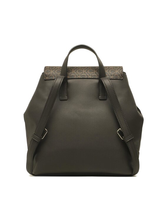 Calvin Klein Plecak Calvin Klein Ck Must Campus Backpk W/Flap-Mn K60K610922 Brązowy