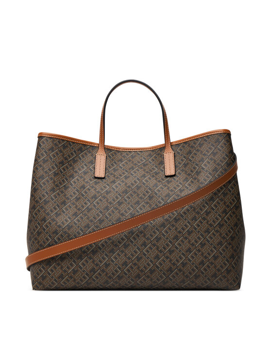Tommy Hilfiger Táska Tommy Hilfiger Th Monoplay Satchel AW0AW19173 Fekete