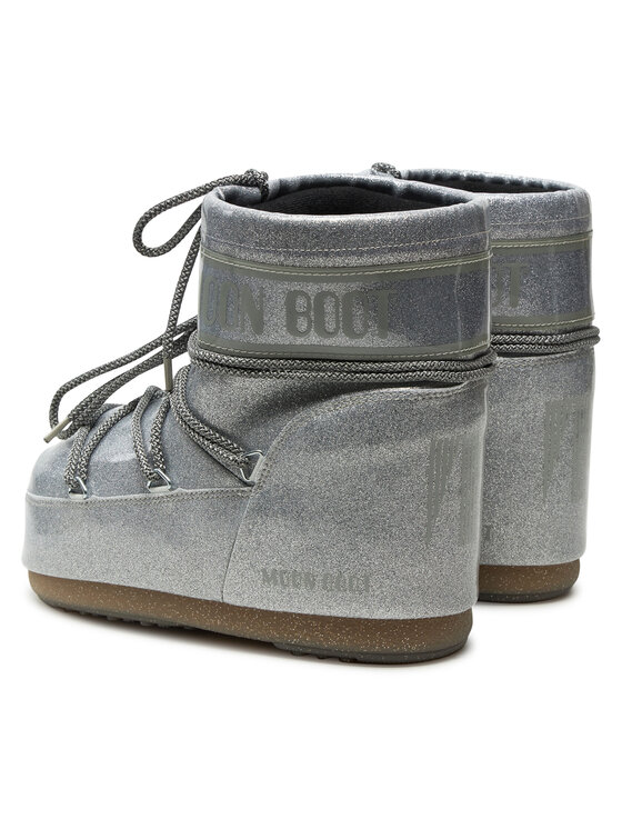 Moon Boot Снігоходи Moon Boot Icon Low Glitter 80D1409440 Срібний