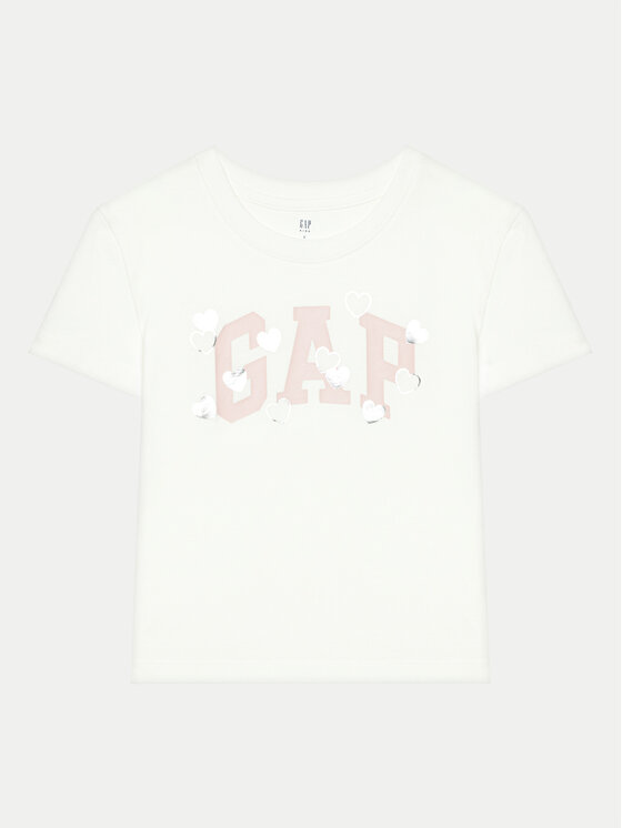 Gap Gap Футболка 628713-01 Білий Relaxed Fit