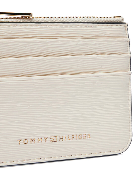 Tommy Hilfiger Etui na karty kredytowe Tommy Hilfiger Th Modern Cc Holder AW0AW18486 Beżowy