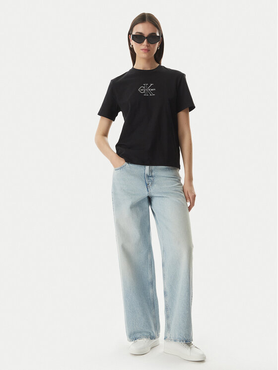 Calvin Klein Jeans Calvin Klein Jeans Camiseta LV047G831G Negro Regular Fit