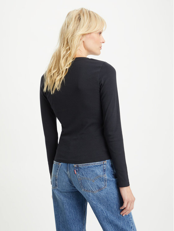 Levi's® Levi's® Majica Baby Tee A48910000 Črna Slim Fit