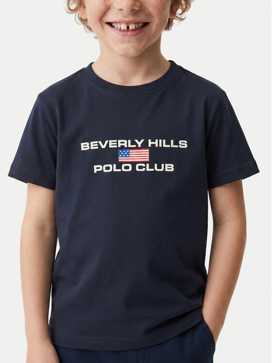 Beverly Hills Polo Club Beverly Hills Polo Club Футболка P-SS26B-TS0132 Cиній Regular Fit