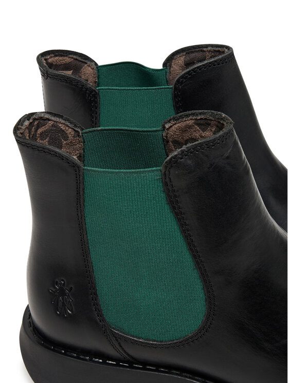 Fly London Kotníková obuv s elastickým prvkem Fly London Salvfly P143195102 Černá