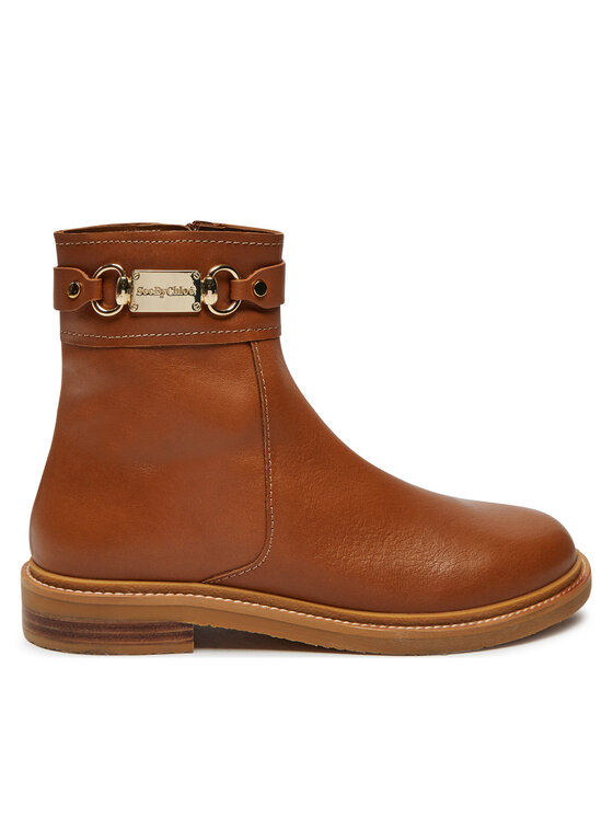 See By Chloé Боти See By Chloé Signature SB43034A Кафяв