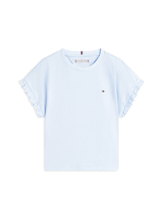 Tommy Hilfiger Tommy Hilfiger Camiseta Essential KG0KG08970 Azul claro Relaxed Fit