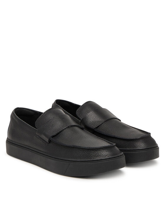 Calvin Klein Loafers Calvin Klein Hybrid Clean Loafer Band Tum Lth HM0HM02184 Čierna