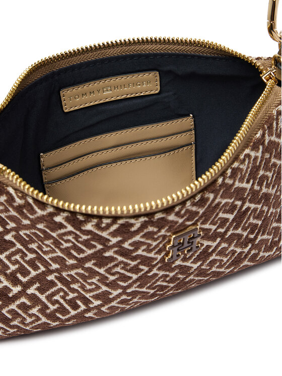 Tommy Hilfiger Rankinė Tommy Hilfiger Th Jacquard Mini Shoulder Bag AW0AW19006 Ruda