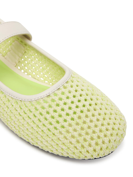 Tommy Jeans Balerīnas Tommy Jeans Tjw Knitted Ballerina EN0EN03030 Balts
