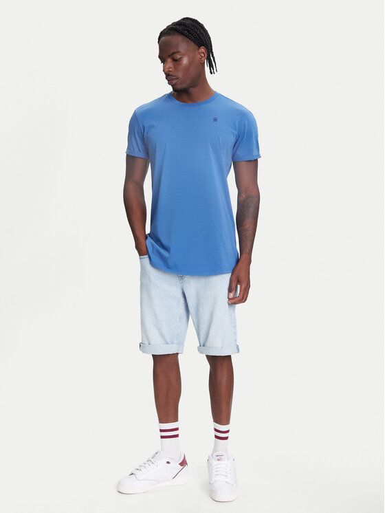 G-STAR G-Star Raw Kratke traperice Mosa D24430-D549 Plava Regular Fit