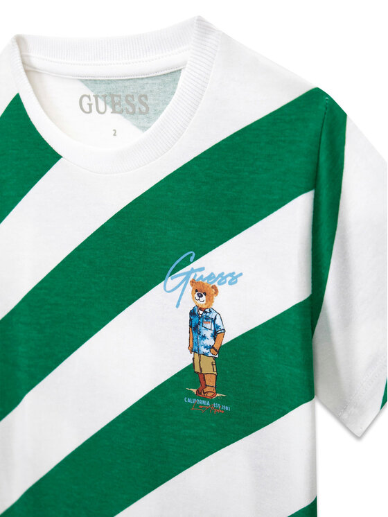 Guess Guess Футболка N6GI05 K8HM4 Зелений Regular Fit