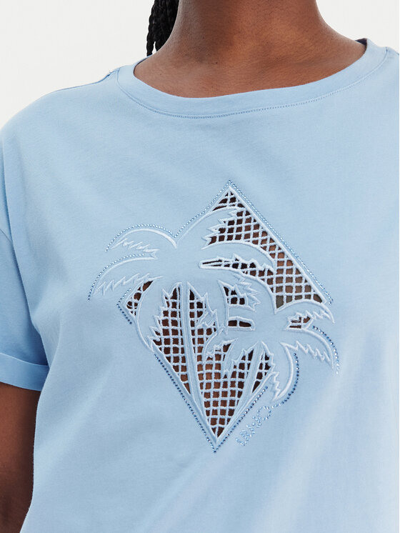Liu Jo Liu Jo Camiseta WA6413 JS904 Azul Regular Fit