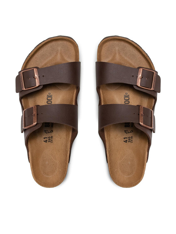 Birkenstock Παντόφλες Birkenstock Arizona Birko-Flor 0051701 Καφέ