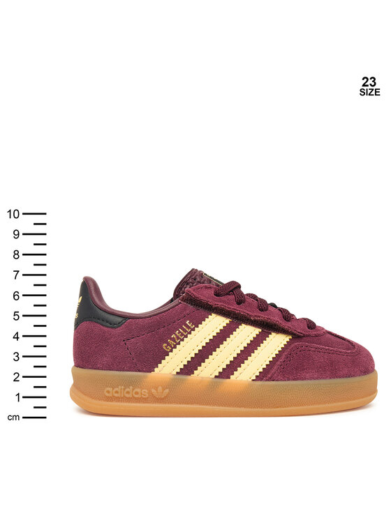 adidas Sneakers adidas Gazelle Indoor Comfort Closure Elastic KI7355 Dunkelrot