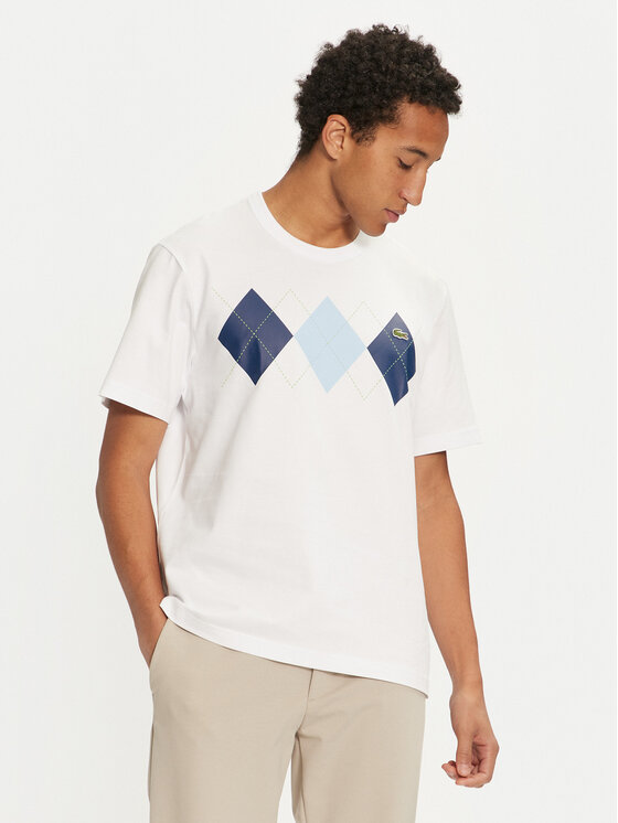 Lacoste Lacoste T-Shirt TH2810 Λευκό Regular Fit