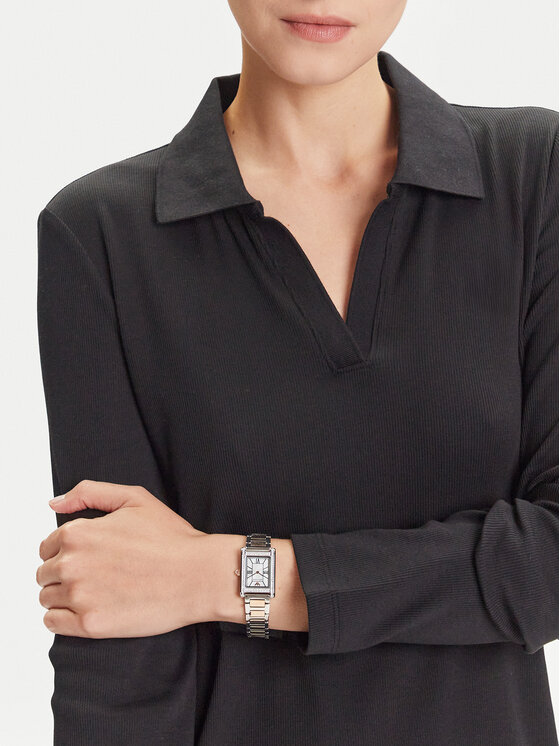 Emporio Armani Годинник Emporio Armani Genni AR11626 Срібний