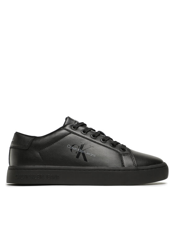 Calvin Klein Jeans Sportcipők Calvin Klein Jeans Classic Cupsole Laceup Low Lth YM0YM00491 Fekete