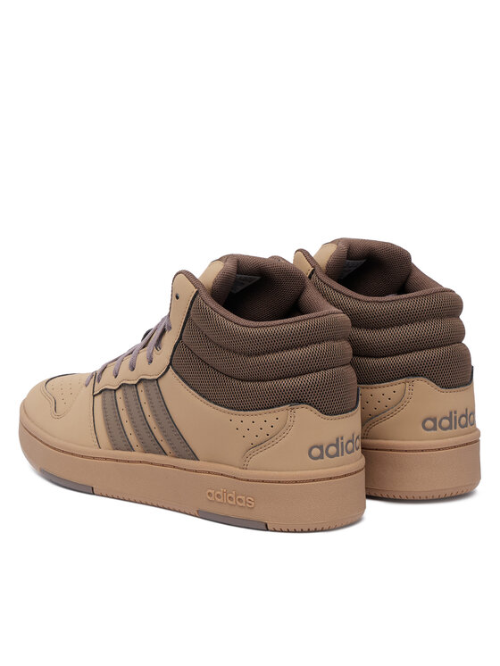 adidas Sneakersy adidas Hoops Mid Classic KI7495 Brązowy jasny