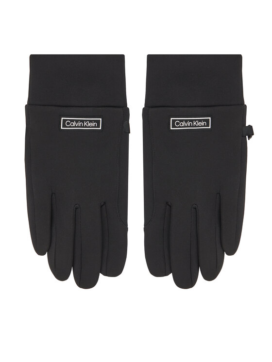 Calvin Klein Pánske rukavice Calvin Klein Tech LV04D8039G Čierna