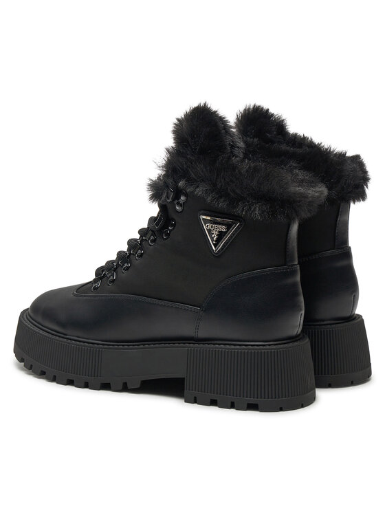 Guess Outdoorová obuv Guess Rezim FLFREZ ELE10 Čierna