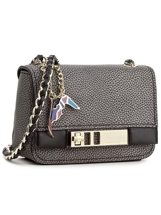 Trussardi Rankinė Trussardi Diane Grain Pochette Bag 75B091 Pilka