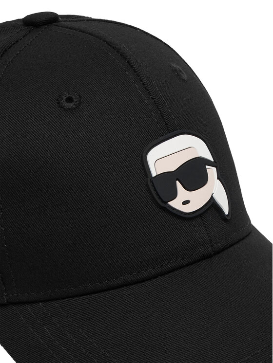 KARL LAGERFELD Шапка с козирка KARL LAGERFELD A1W33037 Черен