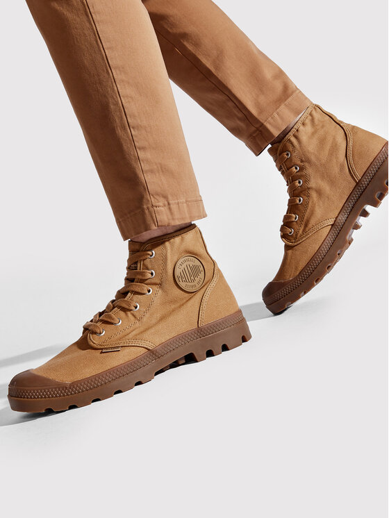 Palladium Outdoorová obuv Palladium Pampa Hi 02352-209-M Hnedá