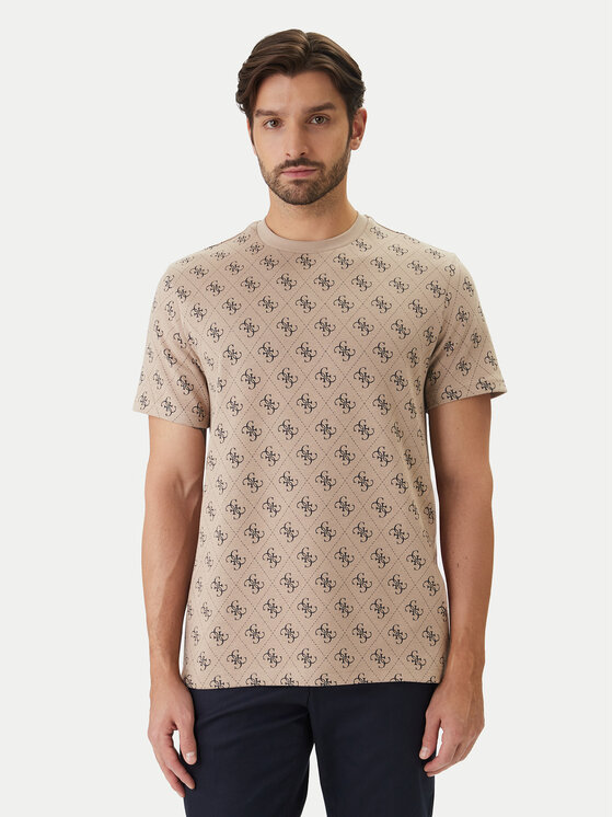 Guess Guess Camiseta M6GP34 K3200 Beis Relaxed Fit