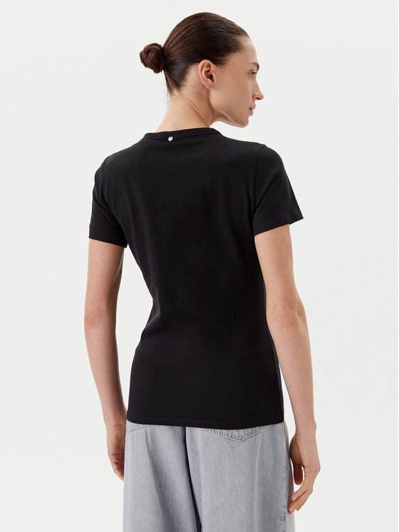 BOSS BOSS Футболка C_Elogo_21 50540260 Чорний Slim Fit