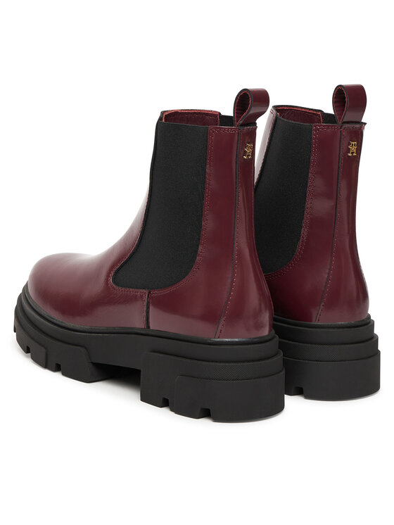 Tommy Hilfiger Ghete Jodhpur Tommy Hilfiger Shiny FW0FW09042 Maro