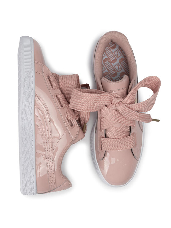 Puma Sneakersy Puma Basket Heart Patent Wn's 363073 11 Różowy