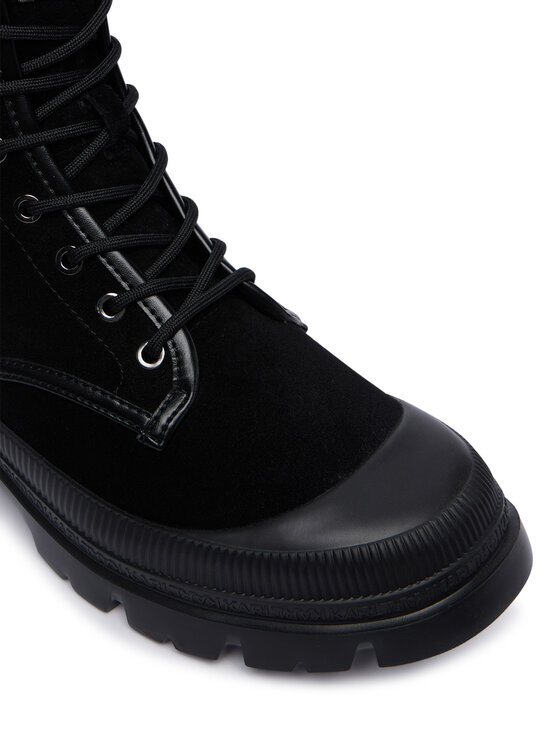 KARL LAGERFELD Черевики KARL LAGERFELD Trekka Mens Nft KL25252 Чорний