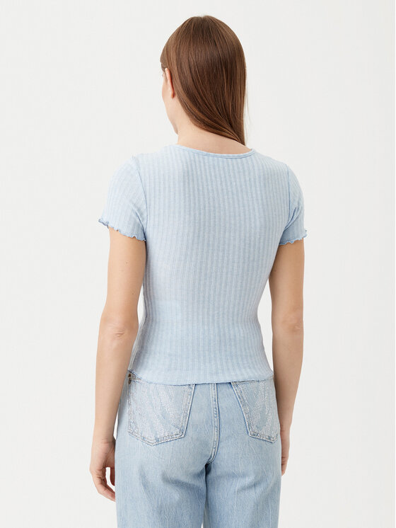 Noisy May Noisy May Camiseta Berry 27015446 Celeste Slim Fit