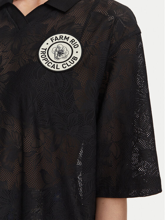 adidas adidas Camiseta Farm Rio KR0238 Negro Loose Fit