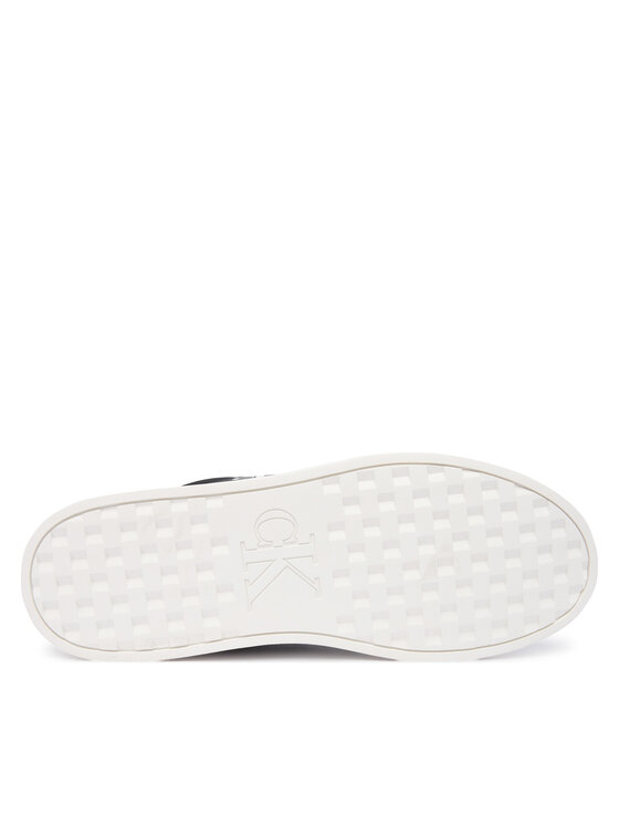Calvin Klein Sneakersy Calvin Klein 3 Cupsole Laceup Pu Mg YW0YW01781 Czarny