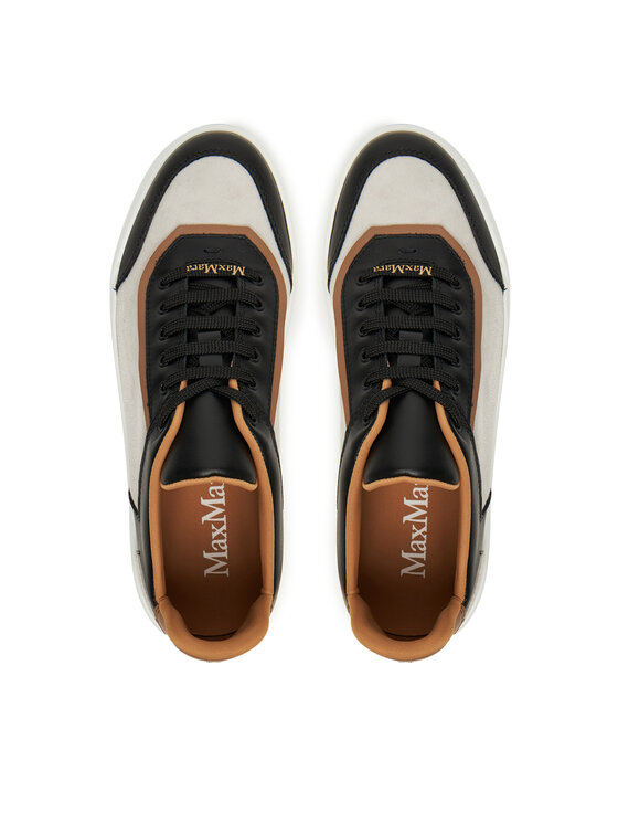 Max Mara Sneakersy Max Mara Maxi 2524766071650 Écru