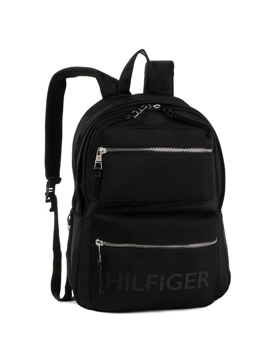 Tommy Hilfiger Σακίδιο Tommy Hilfiger Bold Nylon Backpack AM0AM05444 Μαύρο