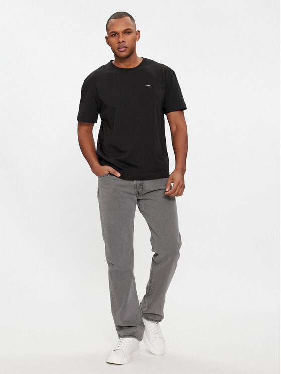 Calvin Klein Calvin Klein Marškinėliai K10K112749 Juoda Comfort Fit