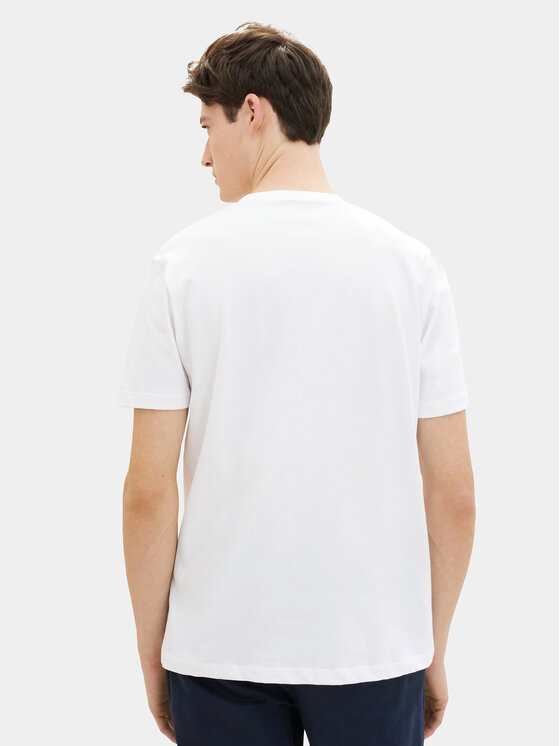 Tom Tailor Denim Tom Tailor Denim Футболка 1040838 Білий Regular Fit