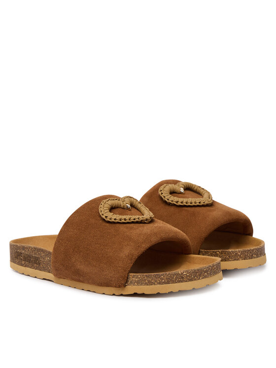 LOVE MOSCHINO Шльопанці LOVE MOSCHINO JA28363G0OIG5200 Коричневий