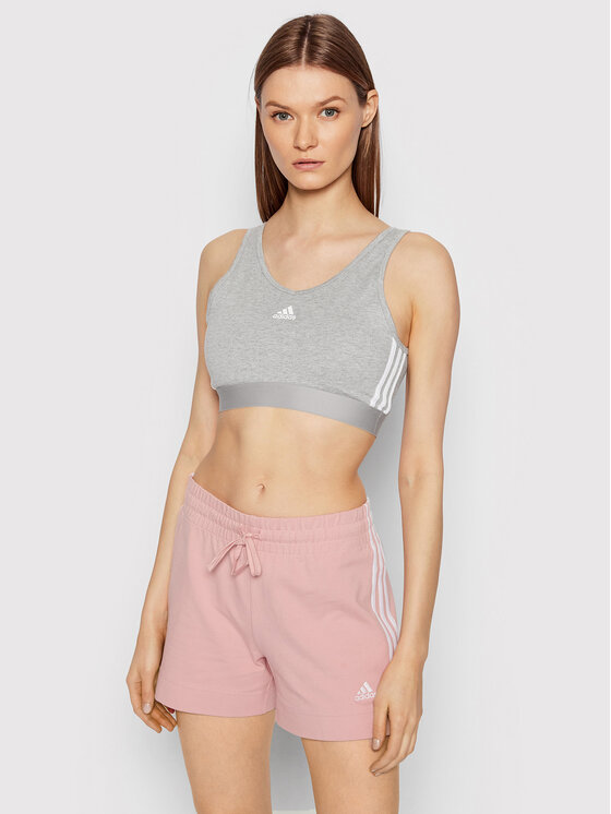 adidas adidas Top de sujetador Essentials GS1357 Gris