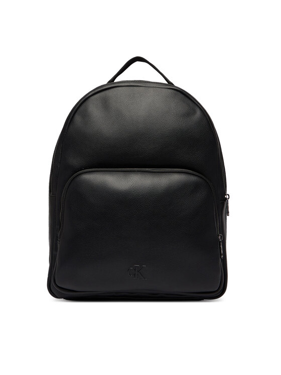 Calvin Klein Kuprinės Calvin Klein Webbing Strap Round Backpack LV04D3282G Juoda