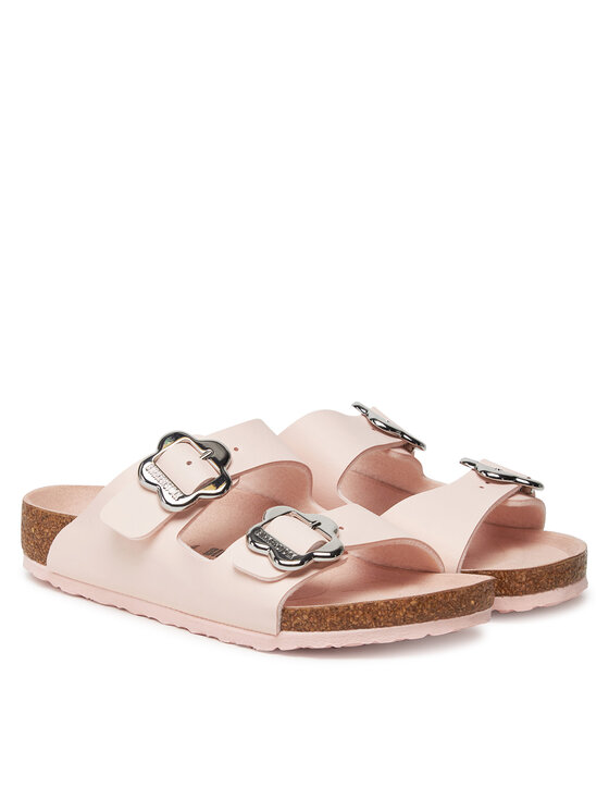 Birkenstock Шльопанці Birkenstock Arizona Flower Buckle Kids 1029490 S Рожевий