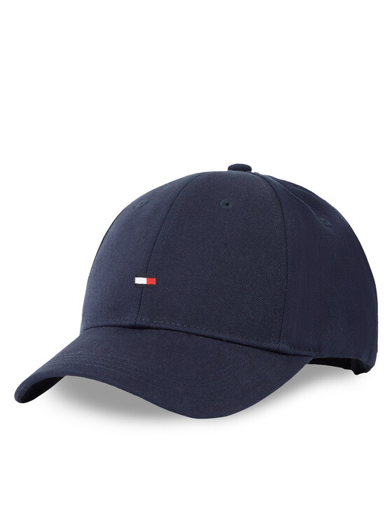 Tommy Hilfiger Šiltovka Tommy Hilfiger Small Flag Cap AU0AU01528 Tmavomodrá