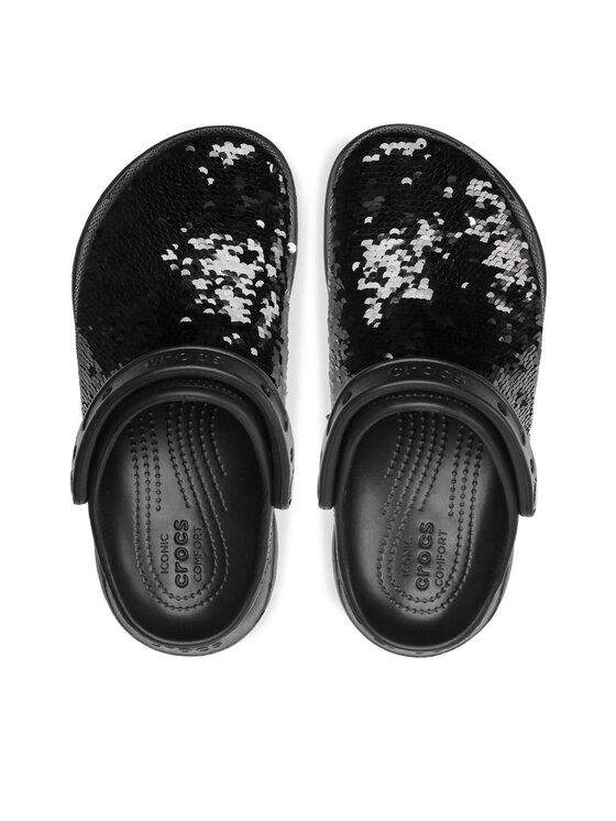 Crocs Шльопанці Crocs Classic Bae Sequin Clogw 207317 Чорний