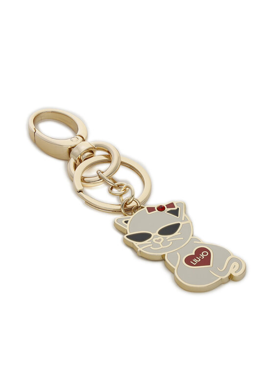 Liu Jo Prívesok Liu Jo Key Ring Kat AF2055 A0001 Zlatá
